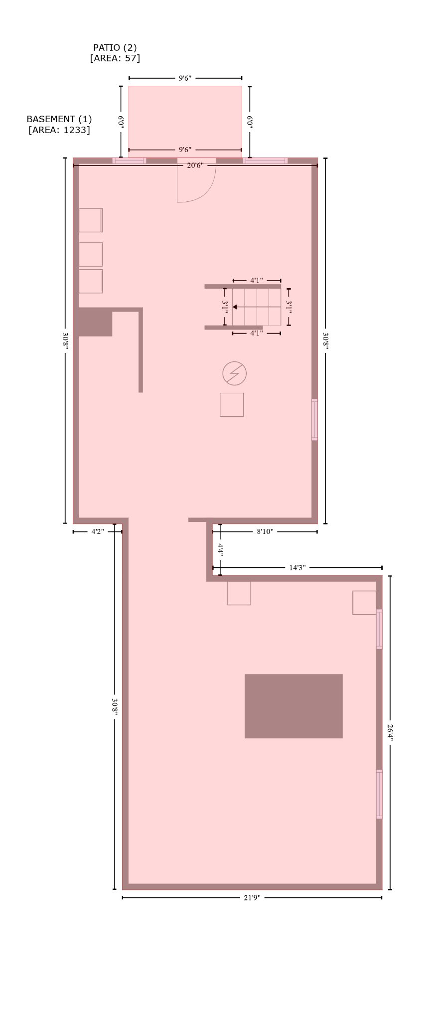 Floor plan, sheet 8 for 20 Harnden Street, Wilmington, Massachusetts